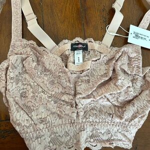 Cosabella Lace Bralette - Soft Pink